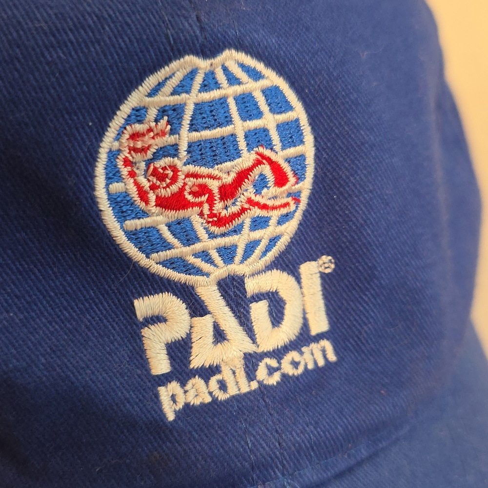 PADI Embroidered Blue Baseball Cap - Picture 4 of 4